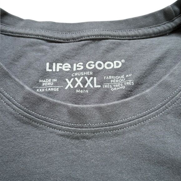 Life Is Good Crusher Tee Short Sleeve Double Header Beer Baseball Men’s XXXL - Picture 4 of 7